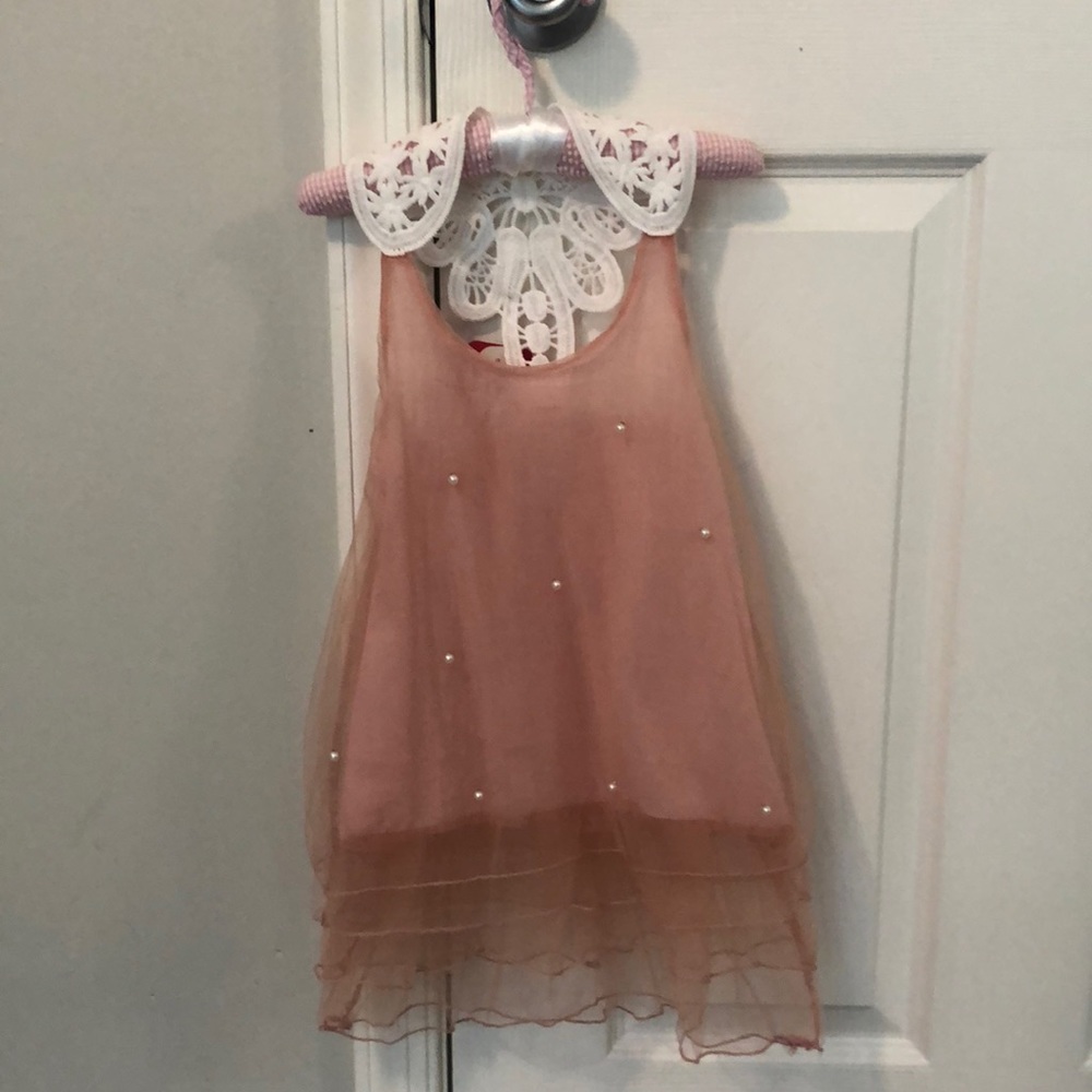 Baby girl sleeveless lace dress